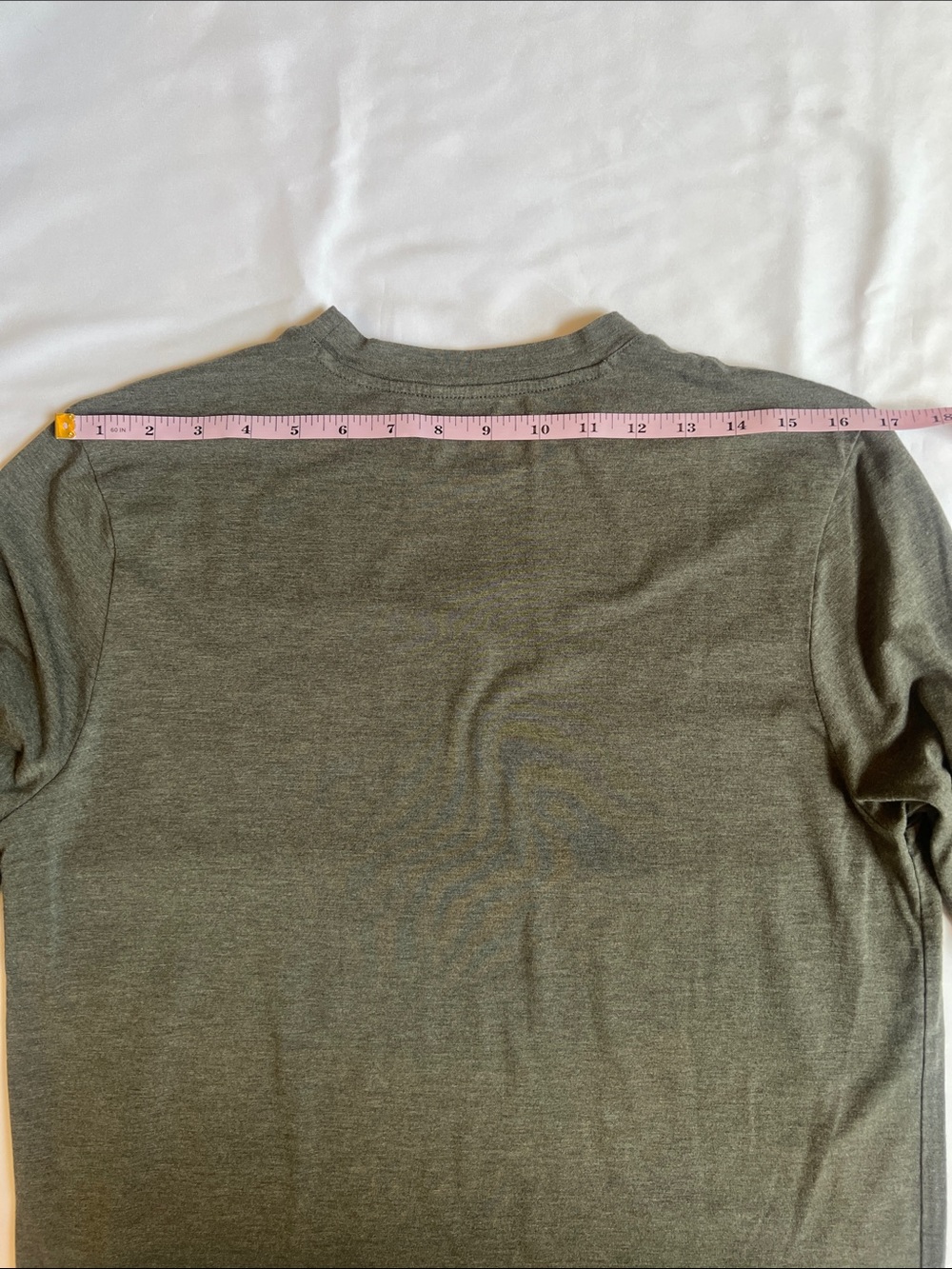 Duck Camp Sz M Men's Long-Sleeve Crewneck Shirt Gray/Green Outdoors Performance - Picture 6 of 12